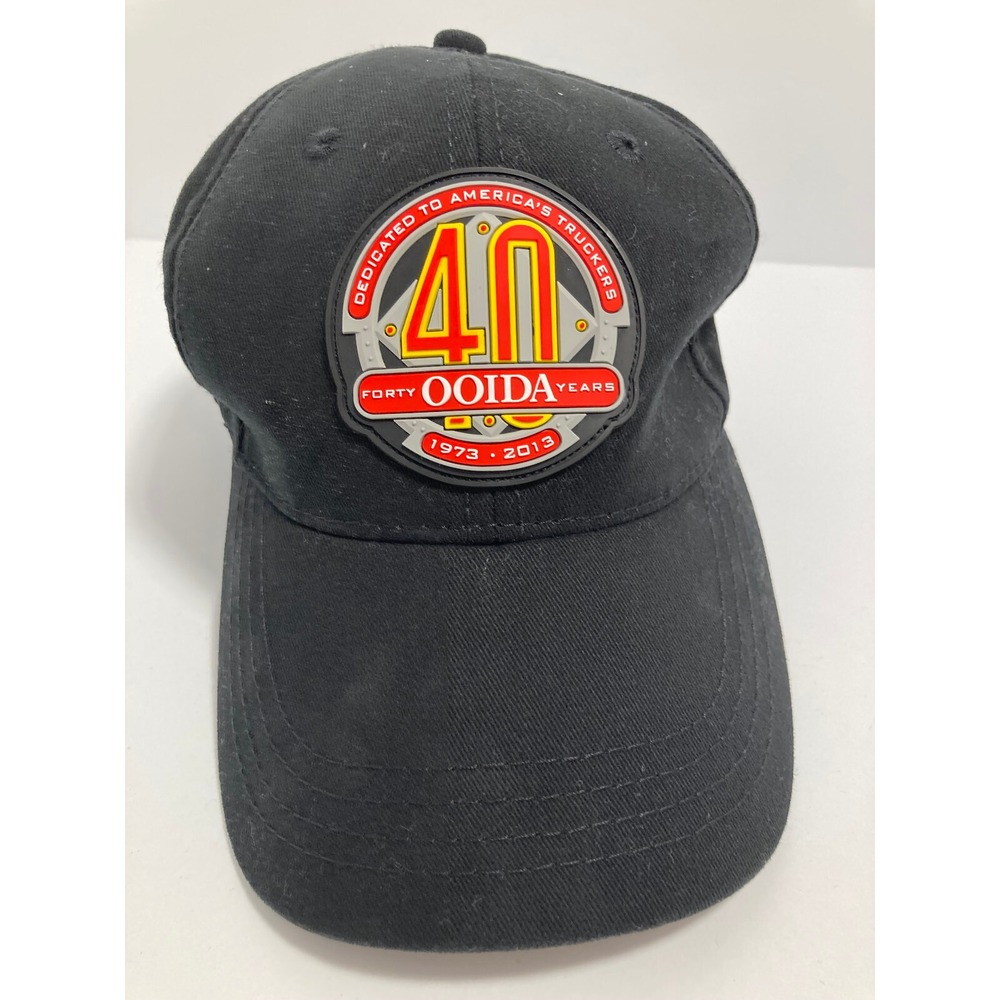 OOIDA Baseball Cap Men One Size Black 40th Anniversary Truckers Rights Hat